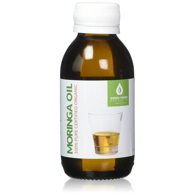 Organic Moringa Oil, Cold Pressed, Extra Virgin, 100% Pure, Food Grade