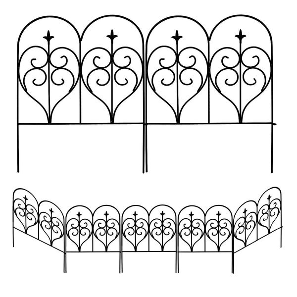 Decorative Garden Border Fence Panel 32 In X 10 Ft Decorative Wire Fencing Garde