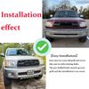 Front Grille Fits For 1st Gen 2001- 2004 Sequoia Upper Bumper Grill W/E Lights