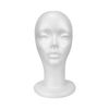 STUDIO LIMITED Styrofoam Mannequin Head, White Foam Wig Head Display (1 PACK)