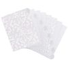 Avery Insertable Style Edge Plastic Dividers for 3 Ring Binders, 8-Tab Set, Assorted White Frosted Designs, 1 Set (11291)