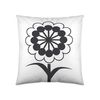 TSUKI Cushion Cover, White, Black, Without Insert