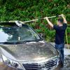 60” Extendable Flow Through Car Wash Brush Kit Long Handle Vehicle Cleaning Tool