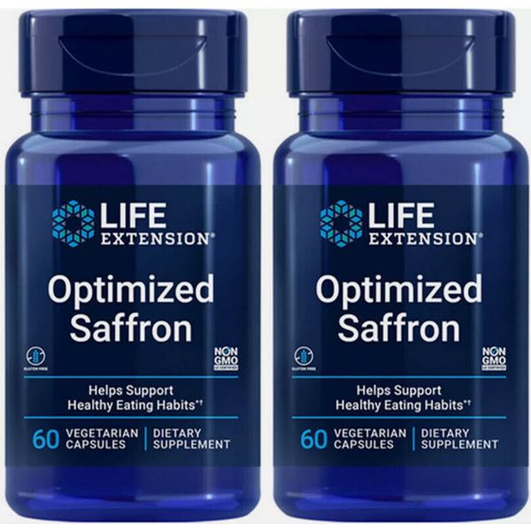 OPTIMIZED SAFFRON WEIGHT SUPPORT  120 Vege Capsules  LIFE EXTENSION