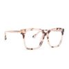 DIFF Bella Designer Square Computer Blue Light Blocking Glasses Women Oversized, Cream Tortoise