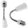 Light Bulb Socket Extender Adapter Flexible Extension Adjustable Converter 2Pack