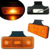 Other 6X L0031 12V AMBER WITH BRACKET LED Yellow Side Marker Lights Indicator