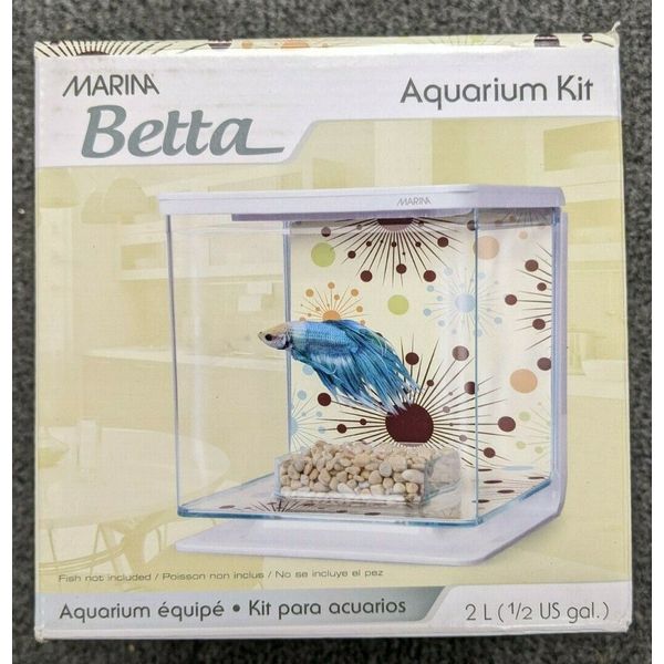 Marina Betta Kit, Fireworks 2L (1/2 gal.) - Free Shipping *NEW*  - 8C