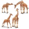 EYSCOTA Giraffe Animal Figures Set Plastic Animals for Kids