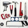 WallPeg Pegboard Hooks – 100 pk. Black Flex-Lock Peg Hooks, 50 J & 50 L