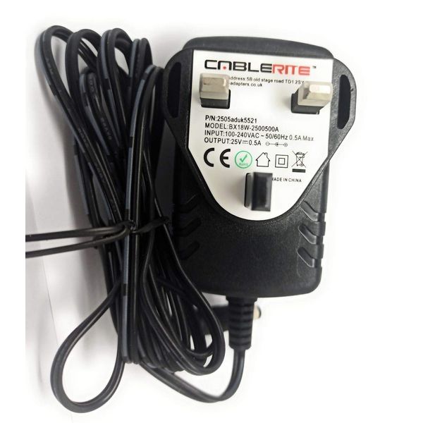 25v Charger cable for Beldray BEL01003LDL Airgility Boost 22.2V power plug