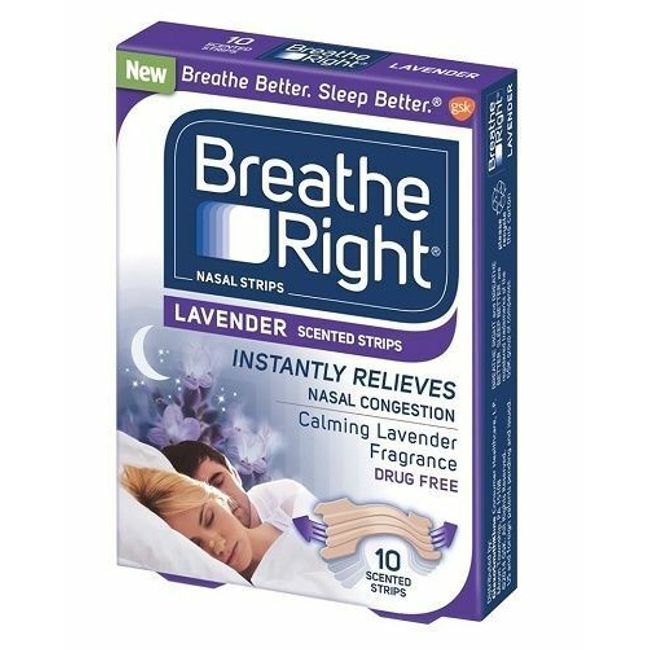 Breathe Right Lavender Scented Nasal Strips