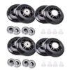 8 Pcs Inline Skate Wheels 76Mm 80Mm Inline Skates Replacement Wheel with Bearings,76mm