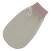Turkish 100% Raw Cocoon Silk Exfoliating Glove/Mitt, Body Scrub Exfoliator Bath Mitt, Fake Tan Remover Bath Glove, Natural Glow for Women, Men, Shower, Hammam, Spa by Feel Fine (Pinky Orange)