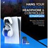 PlayStation 5 Controller Hanger, Controller and Headphone Docking Station, Controller Charger for PS5 Controller (Cosmic Red)