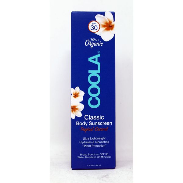 Coola Classic Body Sunscreen Tropical Coconut SPF 30, 5 Ounces