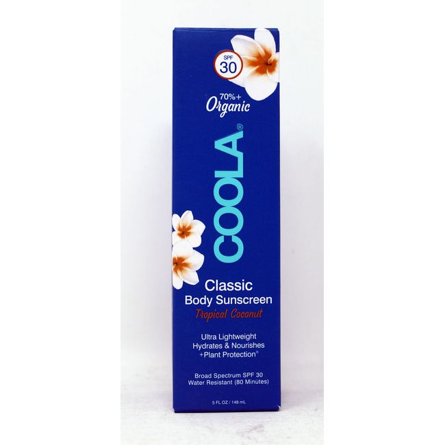 Coola Classic Body Sunscreen Tropical Coconut SPF 30, 5 Ounces