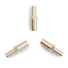 U.S. Solid 3pcs Brass Hose Barb Reducer Fitting Kits With 6 Clamps 1/2" To 3/8"