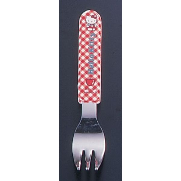 Daiwa (Two Japanese) Kitty Kids New Kitty Fork (Gingham)