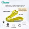 2 Pack 1" x 6' Rigging Moving Lifting Straps Industrial Web Sling 3100LBS 5:1