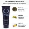 ZEUS Everyday Beard Kit with Tin Gift Box – Beard Wash Shampoo & Conditioner, Natural Beard Oil, Beard Balm & Tin Box (Verbena Lime)