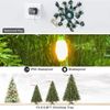 Christmas Tree String Lights 200LED Waterfall Outdoor Waterproof Smart with Ring