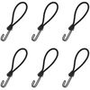 6 PCS Bungee Ropes with Metal Hooks for Outdoor Camping