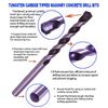 7/16" Masonry Drill Bit Carbide Tip Black/White Drill Concrete Brick Stone-5Pcs