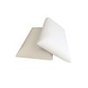 Dogbed4less 4 Quantity Solid Comfort Bed Memory Foam Queen Pillows Plus Luxurious White Down Alternative Cover Cases