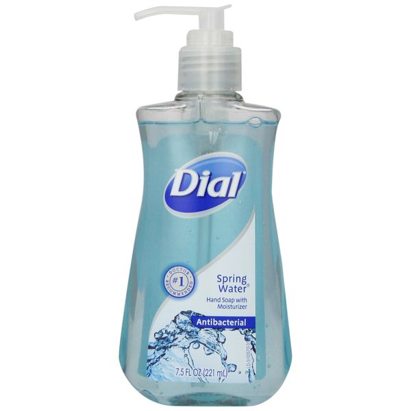 Dial Liquid Hand Soap, Spring Water, 7.5 Fl. Oz (Pack of 1)