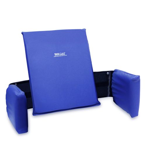 Skil-Care Adjustable Lateral Support, Width Adjusts from 12" W to 19" W - Minimizes Lateral Leaning, Fits Wheelchairs & Most Chairs, Easy-Clean, 7" H x 9" D, 706055