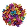 Bright Cross Plastic Novelty Beads