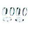 Eisco 6pc Acrylic Lens Set - 1.5" (38mm) Diameter