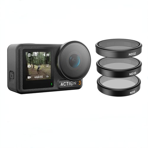 CPL ND8 ND16 ND32 Lens Filter Set Aluminium Alloy Frame for DJI Action 3 ND CPL Lens Action Camera Accessories