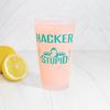 CafePress Cybersecurity Computer Hacking Ethi Pint Glass, 16 oz. Drinking Glass