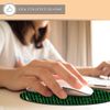 Destination Vinyl Ltd Green Binary Code Engineer - Flexible Round 5mm Rubber Mouse Mat Pad Office Home Novelty Printed Desk Accessory 2410