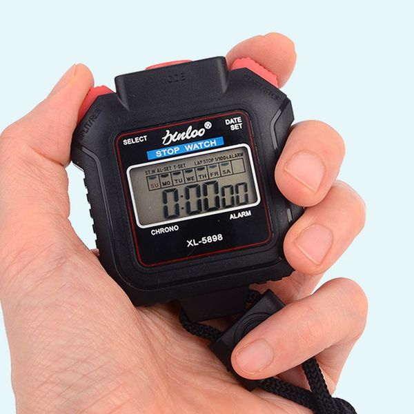 Enstaco Sports Stopwatch Stop Stop Watch Time Timer 4IN1, 1 pc