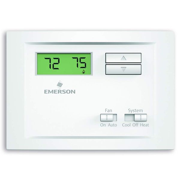 Emerson NP110 Non-Programmable Single Stage Thermostat, 4, 0.5