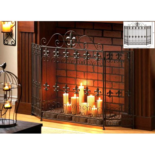 FRENCH REVIVAL FIREPLACE SCREEN ** NIB
