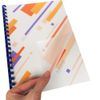 RAYSON Binding Covers, 200-micron, A4, PVC Plastic Binder Covers for Bound Documents, Clear, Pack of 50