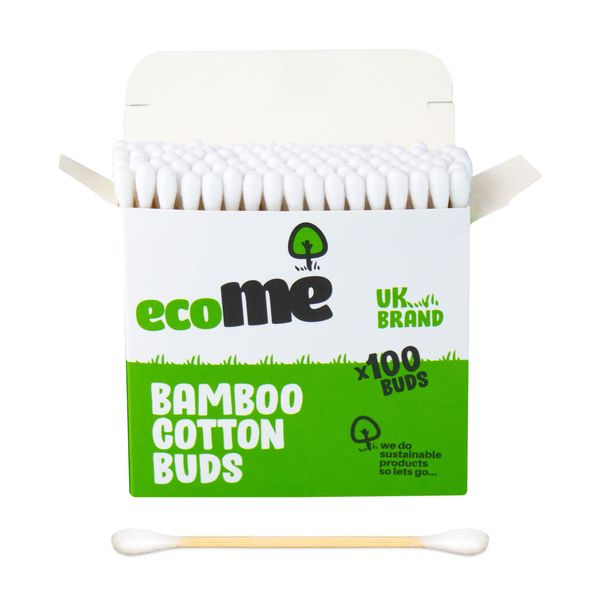 100 Bamboo Cotton Buds | Cotton Buds | Ear Cotton Buds | Qtips | Cotton Swabs