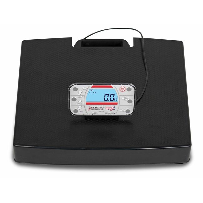 Detecto APEX-RI-AC APEX Portable Scale, Remote Indicator, AC Adapter Included