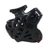 Martial Arts Dipped Foam Ultimate Sparring Head Guard Black - Double Layer (Medium)