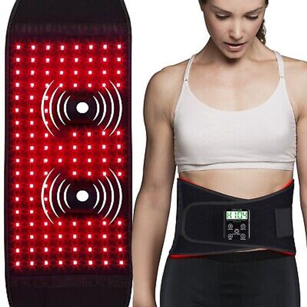 DGYAO Rechargeable Infrared Light Therapy Belt Device Waist Wrap Pad Pain Relief