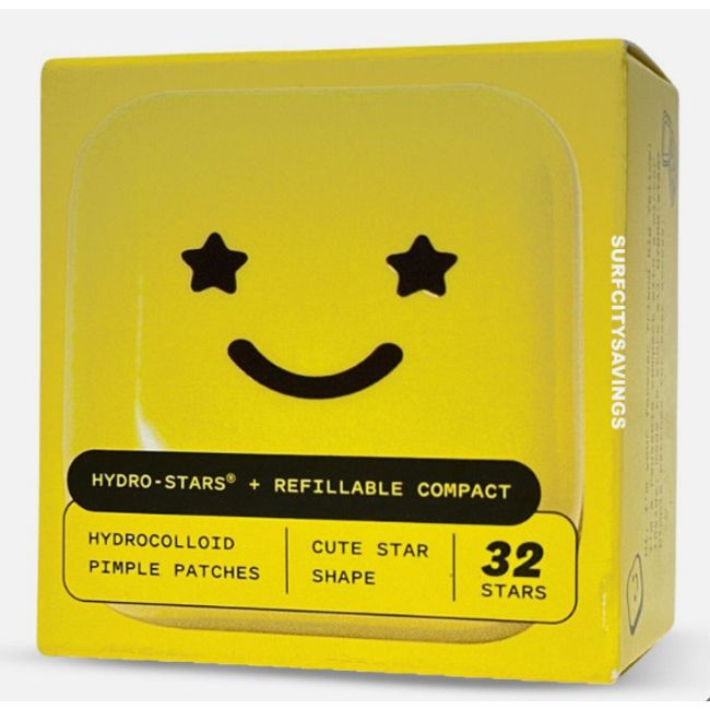 STARFACE Hydro Stars Hydrocolloid Pimple Patches 32 Count With Compact