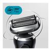 Braun Electric Razor for Men, Waterproof Foil Shaver, Series 7 7075cc, Wet & Dry Shave, With Beard Trimmer, Rechargeable, Clean & Charge SmartCare Center and Leather Travel Case Included, Black