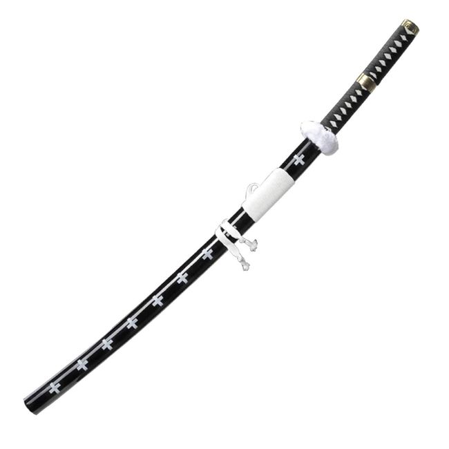 Sword fort Handmade Katana Anime Sword, Death Surgeon Trafalgar Law Cosplay Sword, Kikoku Sword,Black White…