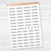 Reading Journal Planner Stickers | Reading Tracker Labels | M-013-M-015-CM (Reading Dates)