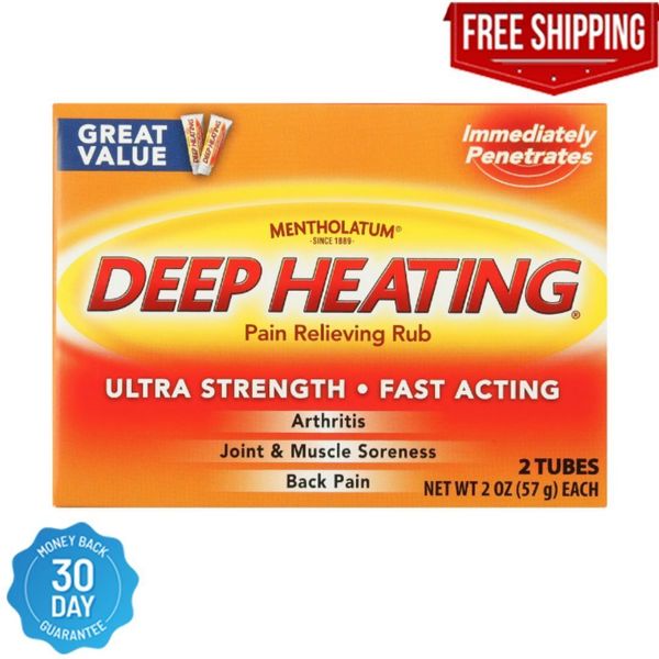 Mentholatum Deep Heating Rub 2 Oz