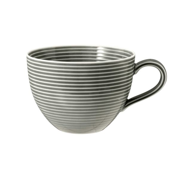 Milchkaffee-Obertasse 0, 35ltr. BEAT PERLGRAU 3 Seltmann